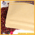 Custom paper zipper packing bag for food